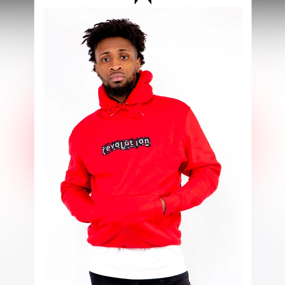 Ubuntu Revolution Definition Distress Hoodie - Size Large
